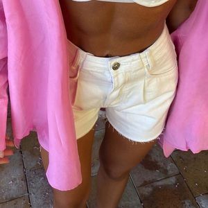 Princess Polly TAMARAMA SHORTS WHITE NWOT